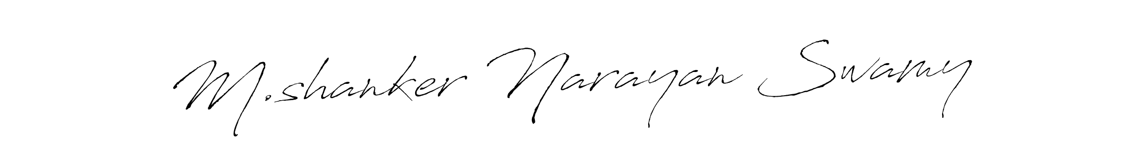 if you are searching for the best signature style for your name M.shanker Narayan Swamy. so please give up your signature search. here we have designed multiple signature styles  using Antro_Vectra. M.shanker Narayan Swamy signature style 6 images and pictures png