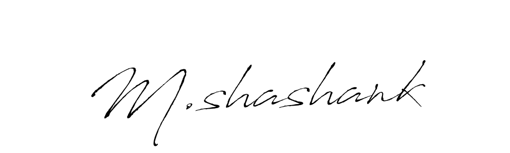 Use a signature maker to create a handwritten signature online. With this signature software, you can design (Antro_Vectra) your own signature for name M.shashank. M.shashank signature style 6 images and pictures png