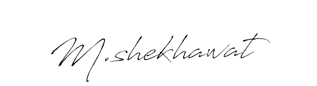 Antro_Vectra is a professional signature style that is perfect for those who want to add a touch of class to their signature. It is also a great choice for those who want to make their signature more unique. Get M.shekhawat name to fancy signature for free. M.shekhawat signature style 6 images and pictures png