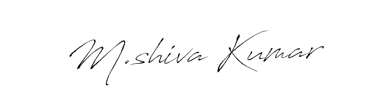 Make a beautiful signature design for name M.shiva Kumar. Use this online signature maker to create a handwritten signature for free. M.shiva Kumar signature style 6 images and pictures png