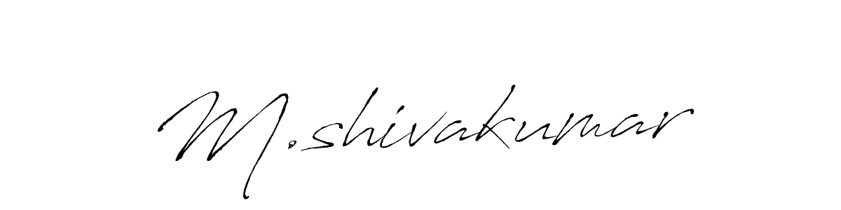 It looks lik you need a new signature style for name M.shivakumar. Design unique handwritten (Antro_Vectra) signature with our free signature maker in just a few clicks. M.shivakumar signature style 6 images and pictures png