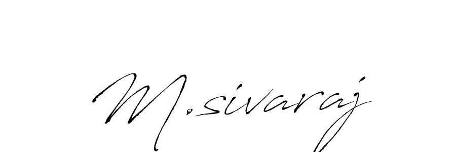 if you are searching for the best signature style for your name M.sivaraj. so please give up your signature search. here we have designed multiple signature styles  using Antro_Vectra. M.sivaraj signature style 6 images and pictures png