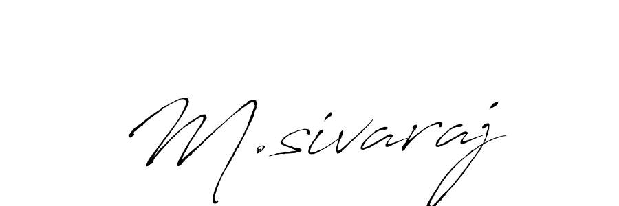 Make a short M.sivaraj signature style. Manage your documents anywhere anytime using Antro_Vectra. Create and add eSignatures, submit forms, share and send files easily. M.sivaraj signature style 6 images and pictures png