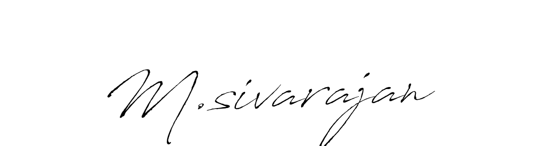 Also You can easily find your signature by using the search form. We will create M.sivarajan name handwritten signature images for you free of cost using Antro_Vectra sign style. M.sivarajan signature style 6 images and pictures png