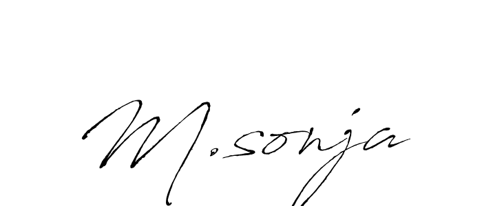 Once you've used our free online signature maker to create your best signature Antro_Vectra style, it's time to enjoy all of the benefits that M.sonja name signing documents. M.sonja signature style 6 images and pictures png