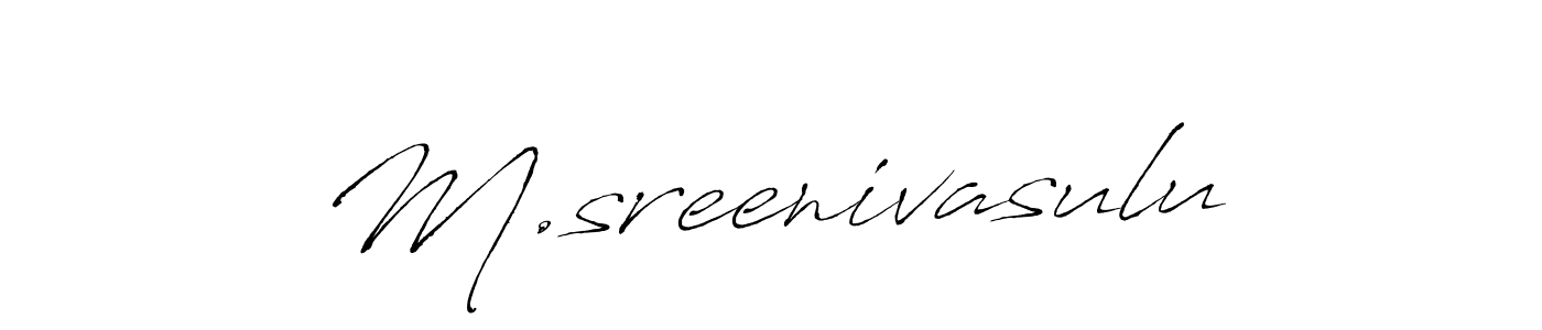 You can use this online signature creator to create a handwritten signature for the name M.sreenivasulu. This is the best online autograph maker. M.sreenivasulu signature style 6 images and pictures png