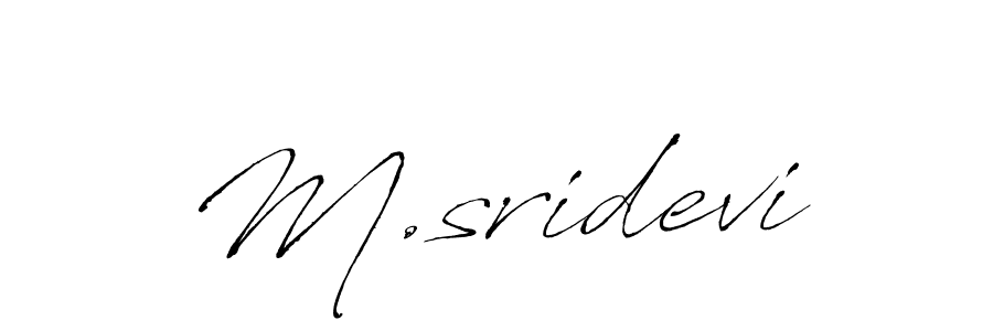 Once you've used our free online signature maker to create your best signature Antro_Vectra style, it's time to enjoy all of the benefits that M.sridevi name signing documents. M.sridevi signature style 6 images and pictures png