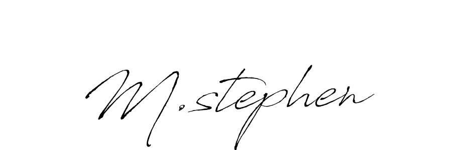 if you are searching for the best signature style for your name M.stephen. so please give up your signature search. here we have designed multiple signature styles  using Antro_Vectra. M.stephen signature style 6 images and pictures png