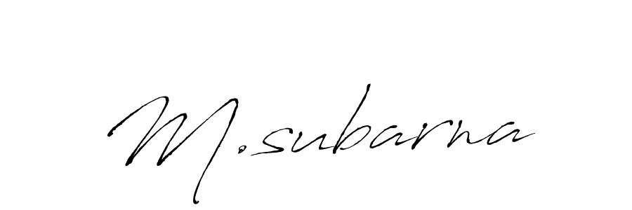 Here are the top 10 professional signature styles for the name M.subarna. These are the best autograph styles you can use for your name. M.subarna signature style 6 images and pictures png