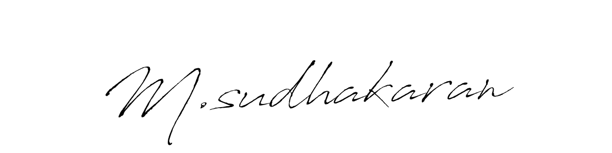 Also You can easily find your signature by using the search form. We will create M.sudhakaran name handwritten signature images for you free of cost using Antro_Vectra sign style. M.sudhakaran signature style 6 images and pictures png