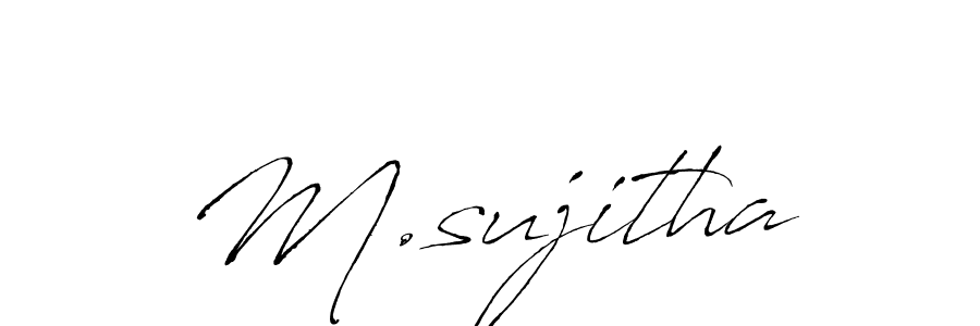 It looks lik you need a new signature style for name M.sujitha. Design unique handwritten (Antro_Vectra) signature with our free signature maker in just a few clicks. M.sujitha signature style 6 images and pictures png