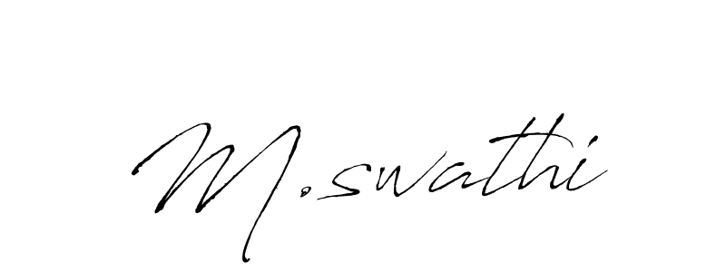 Make a beautiful signature design for name M.swathi. Use this online signature maker to create a handwritten signature for free. M.swathi signature style 6 images and pictures png