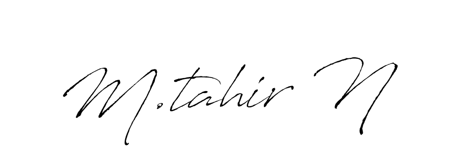 How to Draw M.tahir N signature style? Antro_Vectra is a latest design signature styles for name M.tahir N. M.tahir N signature style 6 images and pictures png