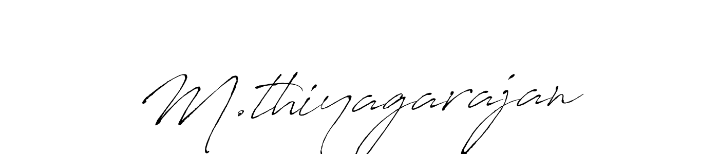 Use a signature maker to create a handwritten signature online. With this signature software, you can design (Antro_Vectra) your own signature for name M.thiyagarajan. M.thiyagarajan signature style 6 images and pictures png