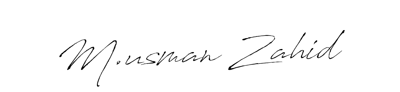 You can use this online signature creator to create a handwritten signature for the name M.usman Zahid. This is the best online autograph maker. M.usman Zahid signature style 6 images and pictures png