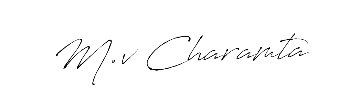 Make a short M.v Charamta signature style. Manage your documents anywhere anytime using Antro_Vectra. Create and add eSignatures, submit forms, share and send files easily. M.v Charamta signature style 6 images and pictures png