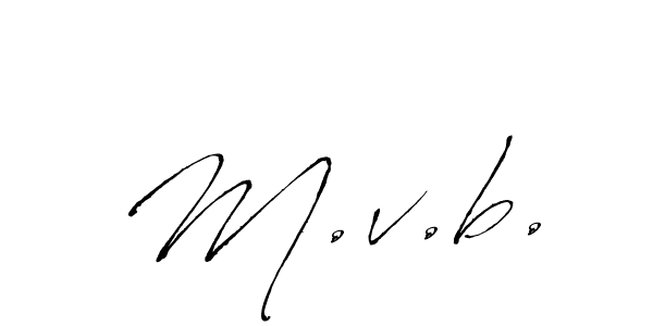 Use a signature maker to create a handwritten signature online. With this signature software, you can design (Antro_Vectra) your own signature for name M.v.b.. M.v.b. signature style 6 images and pictures png