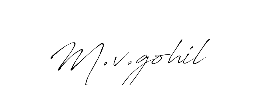 You can use this online signature creator to create a handwritten signature for the name M.v.gohil. This is the best online autograph maker. M.v.gohil signature style 6 images and pictures png