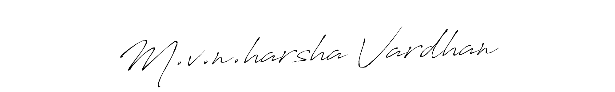 Also we have M.v.n.harsha Vardhan name is the best signature style. Create professional handwritten signature collection using Antro_Vectra autograph style. M.v.n.harsha Vardhan signature style 6 images and pictures png