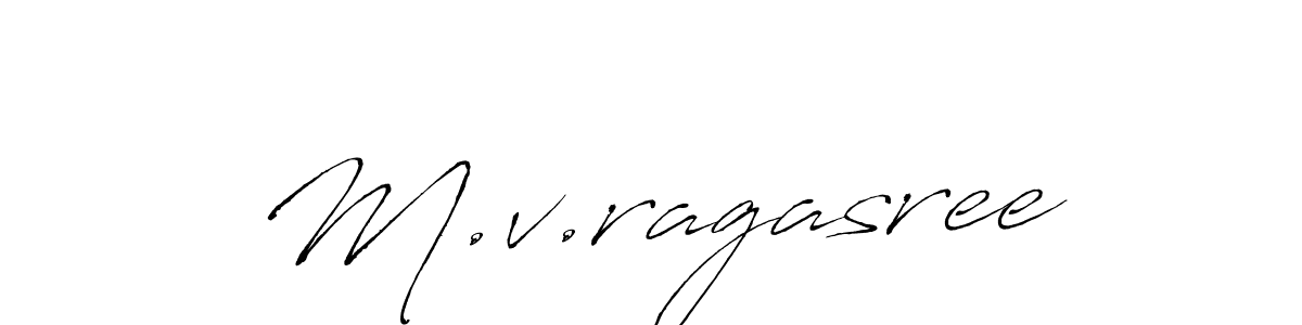 Also we have M.v.ragasree name is the best signature style. Create professional handwritten signature collection using Antro_Vectra autograph style. M.v.ragasree signature style 6 images and pictures png