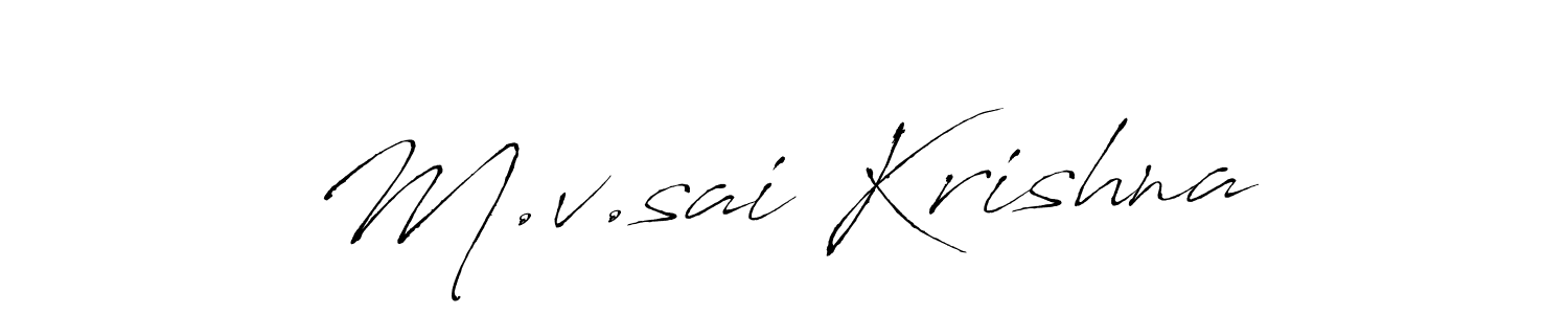 Once you've used our free online signature maker to create your best signature Antro_Vectra style, it's time to enjoy all of the benefits that M.v.sai Krishna name signing documents. M.v.sai Krishna signature style 6 images and pictures png