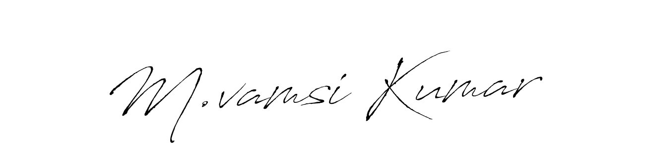 Also You can easily find your signature by using the search form. We will create M.vamsi Kumar name handwritten signature images for you free of cost using Antro_Vectra sign style. M.vamsi Kumar signature style 6 images and pictures png