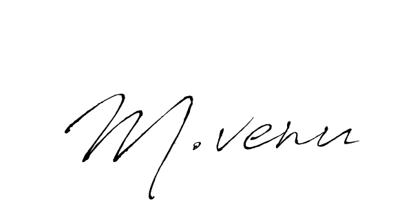 How to Draw M.venu signature style? Antro_Vectra is a latest design signature styles for name M.venu. M.venu signature style 6 images and pictures png