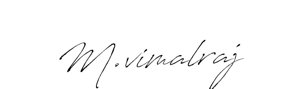 Once you've used our free online signature maker to create your best signature Antro_Vectra style, it's time to enjoy all of the benefits that M.vimalraj name signing documents. M.vimalraj signature style 6 images and pictures png