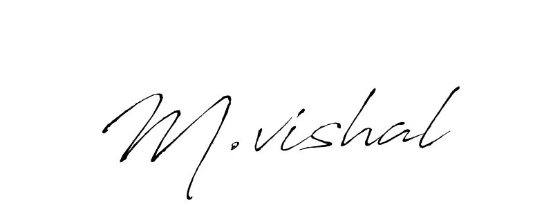 The best way (Antro_Vectra) to make a short signature is to pick only two or three words in your name. The name M.vishal include a total of six letters. For converting this name. M.vishal signature style 6 images and pictures png