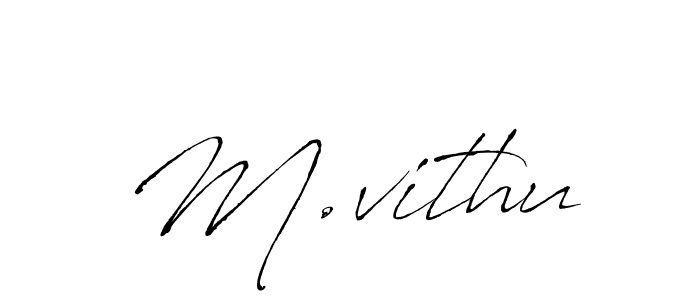 How to Draw M.vithu signature style? Antro_Vectra is a latest design signature styles for name M.vithu. M.vithu signature style 6 images and pictures png