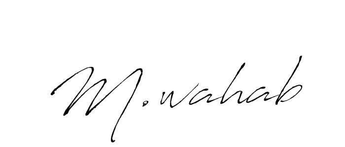 Similarly Antro_Vectra is the best handwritten signature design. Signature creator online .You can use it as an online autograph creator for name M.wahab. M.wahab signature style 6 images and pictures png