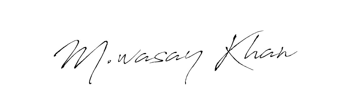 Once you've used our free online signature maker to create your best signature Antro_Vectra style, it's time to enjoy all of the benefits that M.wasay Khan name signing documents. M.wasay Khan signature style 6 images and pictures png