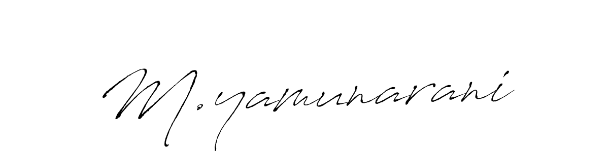 How to Draw M.yamunarani signature style? Antro_Vectra is a latest design signature styles for name M.yamunarani. M.yamunarani signature style 6 images and pictures png