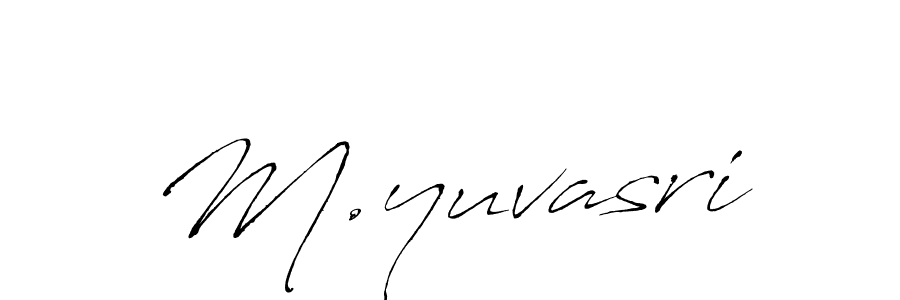 Also we have M.yuvasri name is the best signature style. Create professional handwritten signature collection using Antro_Vectra autograph style. M.yuvasri signature style 6 images and pictures png