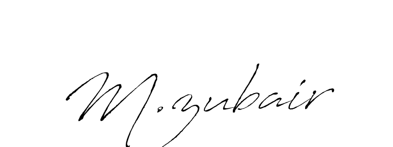 Also we have M.zubair name is the best signature style. Create professional handwritten signature collection using Antro_Vectra autograph style. M.zubair signature style 6 images and pictures png