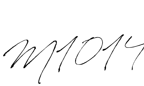 Antro_Vectra is a professional signature style that is perfect for those who want to add a touch of class to their signature. It is also a great choice for those who want to make their signature more unique. Get M1014 name to fancy signature for free. M1014 signature style 6 images and pictures png