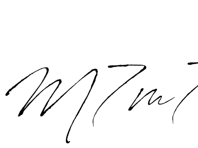 Also You can easily find your signature by using the search form. We will create M7m7 name handwritten signature images for you free of cost using Antro_Vectra sign style. M7m7 signature style 6 images and pictures png