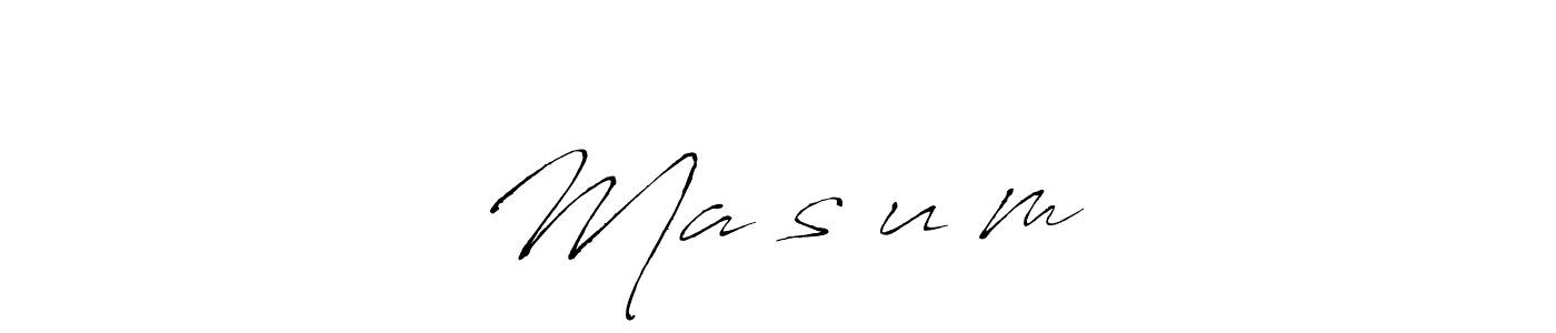 How to make Ma༙s༙u༙m signature? Antro_Vectra is a professional autograph style. Create handwritten signature for Ma༙s༙u༙m name. Ma༙s༙u༙m signature style 6 images and pictures png
