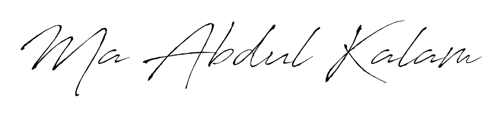 Personalize your online presence with Ma Abdul Kalam signature rendered in elegant Antro_Vectra font. Great for website footers and blogs. Ma Abdul Kalam signature style 6 images and pictures png