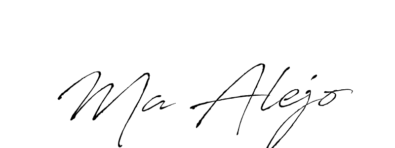 How to make Ma Alejo signature? Antro_Vectra is a professional autograph style. Create handwritten signature for Ma Alejo name. Ma Alejo signature style 6 images and pictures png