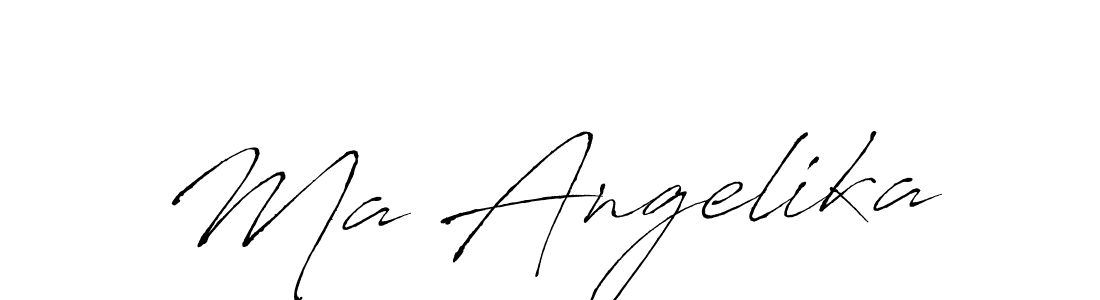 Make a beautiful signature design for name Ma Angelika. Use this online signature maker to create a handwritten signature for free. Ma Angelika signature style 6 images and pictures png