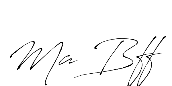 Similarly Antro_Vectra is the best handwritten signature design. Signature creator online .You can use it as an online autograph creator for name Ma Bff. Ma Bff signature style 6 images and pictures png