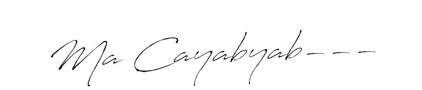 Make a beautiful signature design for name Ma Cayabyab---. Use this online signature maker to create a handwritten signature for free. Ma Cayabyab--- signature style 6 images and pictures png