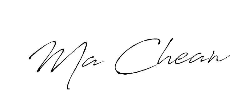 Ma Chean stylish signature style. Best Handwritten Sign (Antro_Vectra) for my name. Handwritten Signature Collection Ideas for my name Ma Chean. Ma Chean signature style 6 images and pictures png