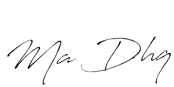 if you are searching for the best signature style for your name Ma Dhq. so please give up your signature search. here we have designed multiple signature styles  using Antro_Vectra. Ma Dhq signature style 6 images and pictures png