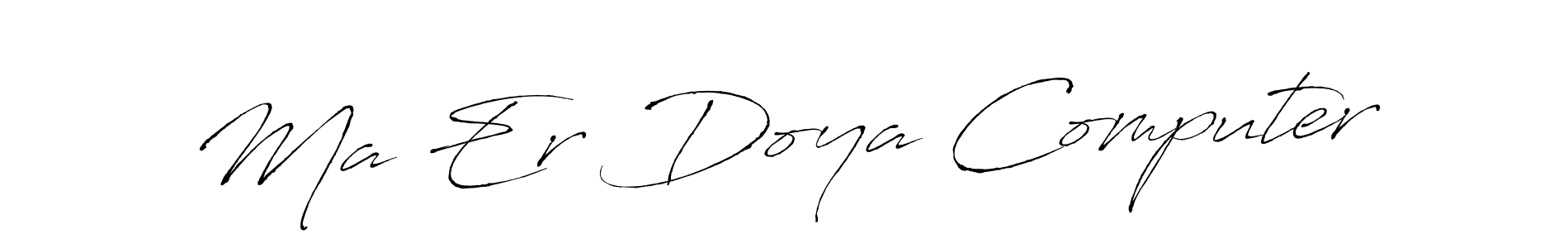 Similarly Antro_Vectra is the best handwritten signature design. Signature creator online .You can use it as an online autograph creator for name Ma Er Doya Computer. Ma Er Doya Computer signature style 6 images and pictures png