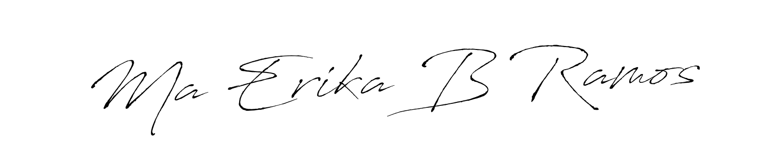 Ma Erika B Ramos stylish signature style. Best Handwritten Sign (Antro_Vectra) for my name. Handwritten Signature Collection Ideas for my name Ma Erika B Ramos. Ma Erika B Ramos signature style 6 images and pictures png