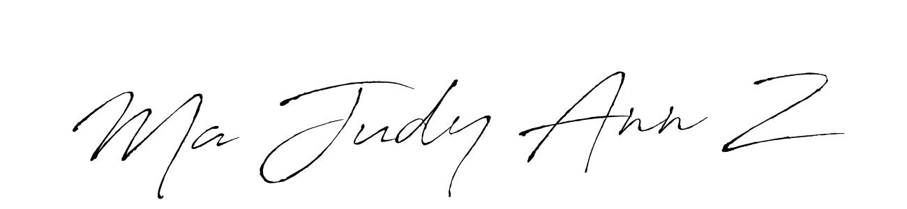 Similarly Antro_Vectra is the best handwritten signature design. Signature creator online .You can use it as an online autograph creator for name Ma Judy Ann Z. Ma Judy Ann Z signature style 6 images and pictures png