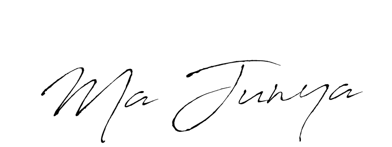 Also we have Ma Junya name is the best signature style. Create professional handwritten signature collection using Antro_Vectra autograph style. Ma Junya signature style 6 images and pictures png