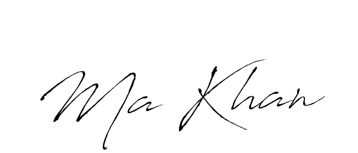Use a signature maker to create a handwritten signature online. With this signature software, you can design (Antro_Vectra) your own signature for name Ma Khan. Ma Khan signature style 6 images and pictures png